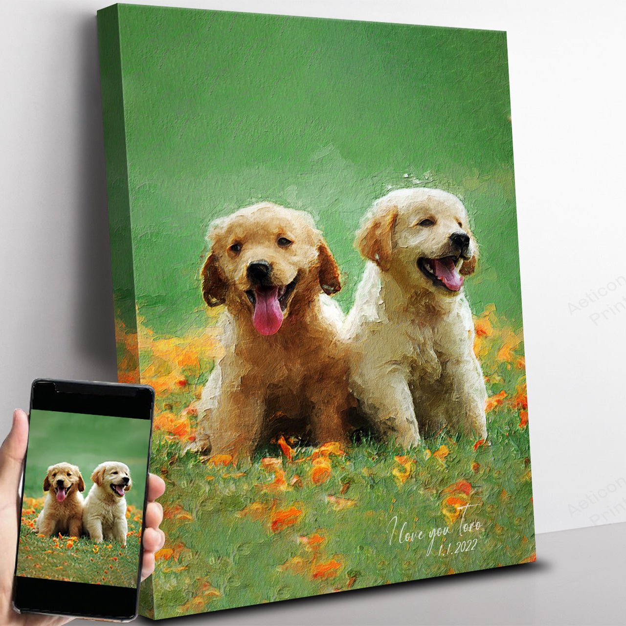 Custom Painting from Photo - canvaseasyart.com