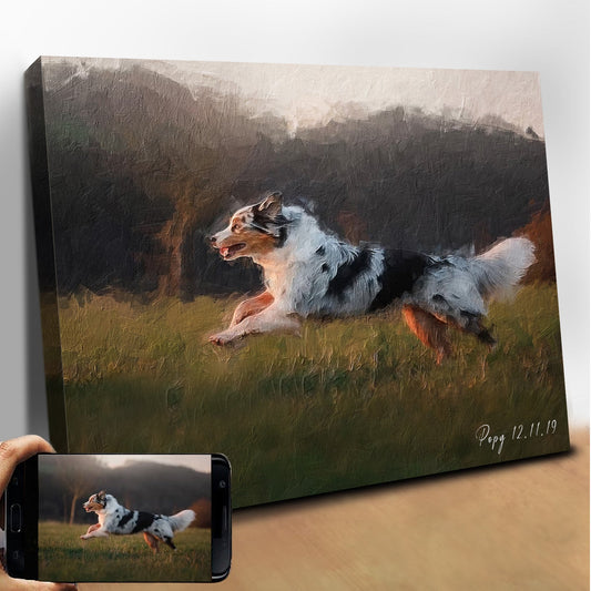 Pet Painting from Photo - canvaseasyart.com